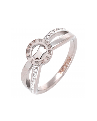 Pierścionek srebrny okrągły