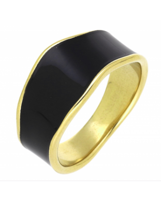 Czarny pierścionek