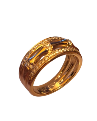 Pierścionek szeroki