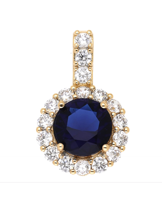 ZAWIESZKA Z GRANATOWĄ CYRKONIĄ